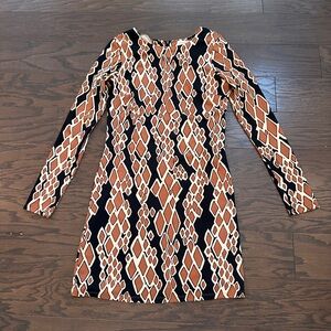 JB by Julie Brown Giraffe Print Dress Size Medium